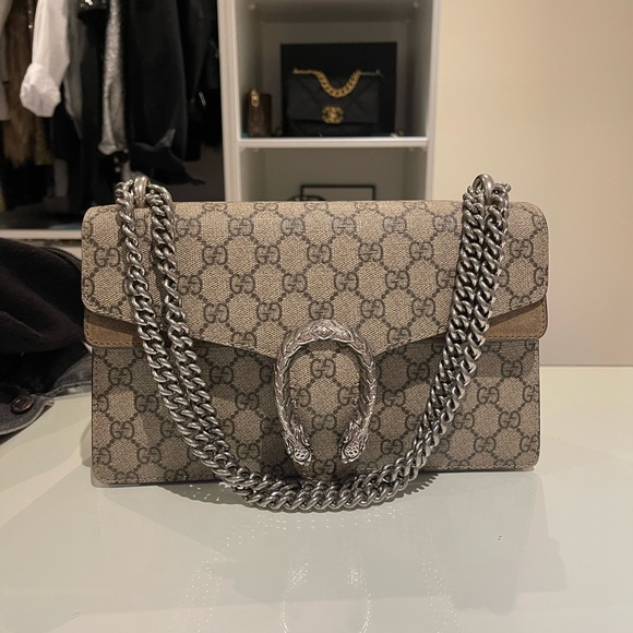 GUCCI Dionysus GG Small Shoulder Bag - Picture 1 of 10